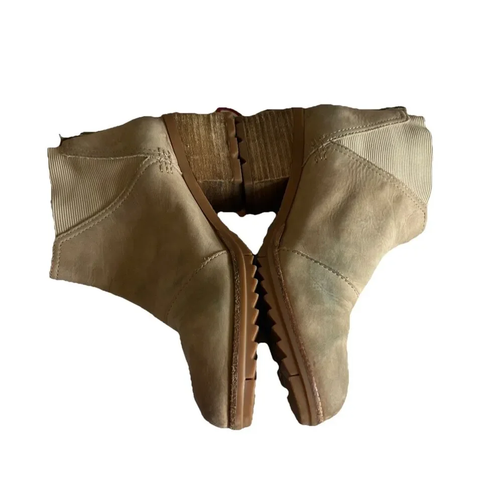 Sorel Women's Cate Chelsea Boot Beige Size 8